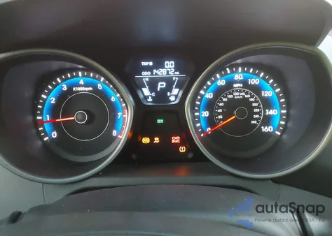 2012 Hyundai Elantra Gls (Ulsan Plant) z USA, uszkodzony, nr VIN KMHDH4AE8CU294896